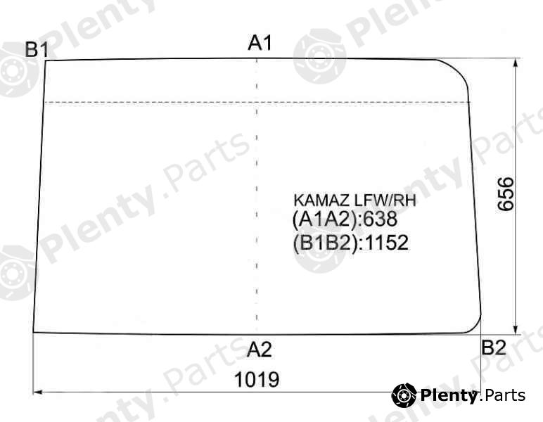 XYG part KAMAZLFW/RH (KAMAZLFWRH) Replacement part