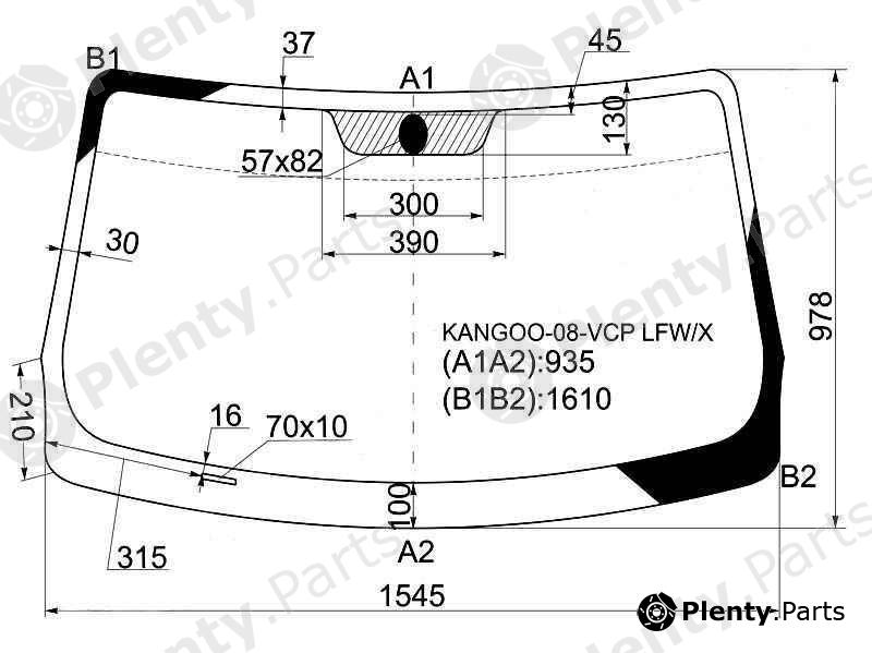  XYG part KANGOO-08-VCPLFW/X (KANGOO08VCPLFWX) Replacement part