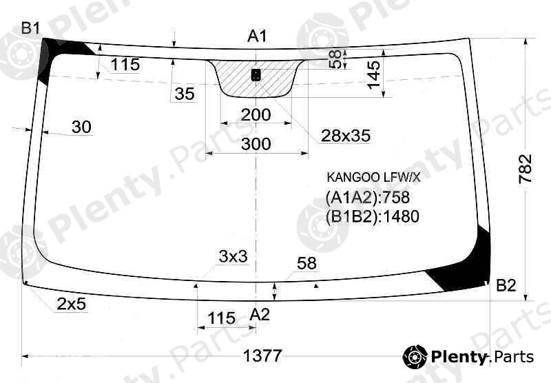  XYG part KANGOOLFW/X (KANGOOLFWX) Replacement part