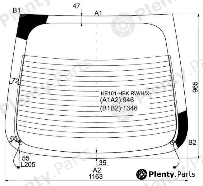  XYG part KE101-HBKRW/H/X (KE101HBKRWHX) Replacement part