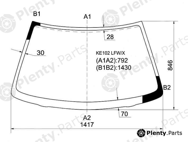  XYG part KE102LFW/X (KE102LFWX) Replacement part