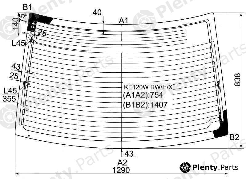  XYG part KE120WRW/H/X (KE120WRWHX) Replacement part