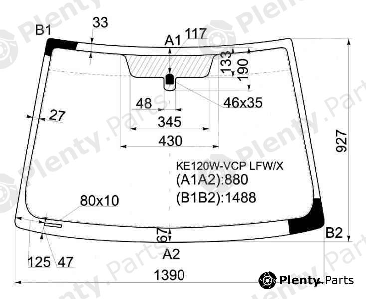  XYG part KE120W-VCPLFW/X (KE120WVCPLFWX) Replacement part