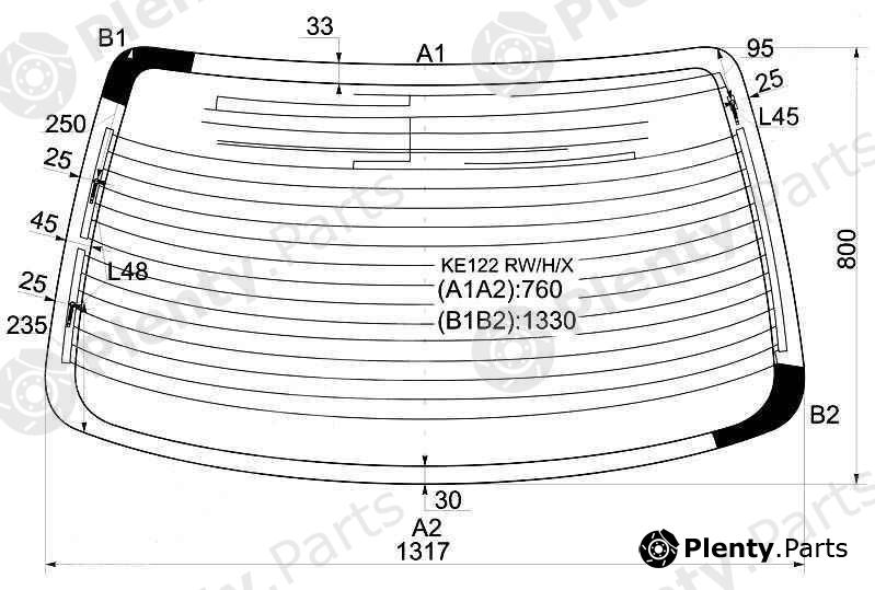  XYG part KE122RW/H/X (KE122RWHX) Replacement part