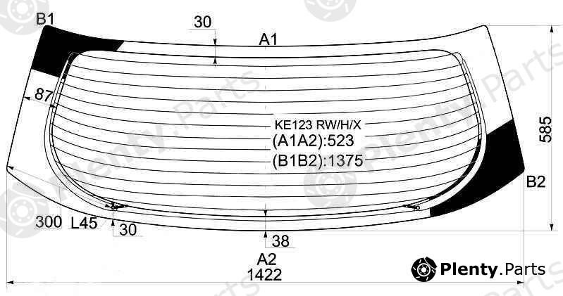  XYG part KE123RW/H/X (KE123RWHX) Replacement part