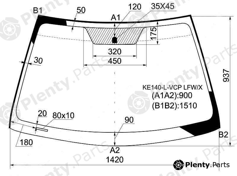  XYG part KE140-L-VCPLFW/X (KE140LVCPLFWX) Replacement part