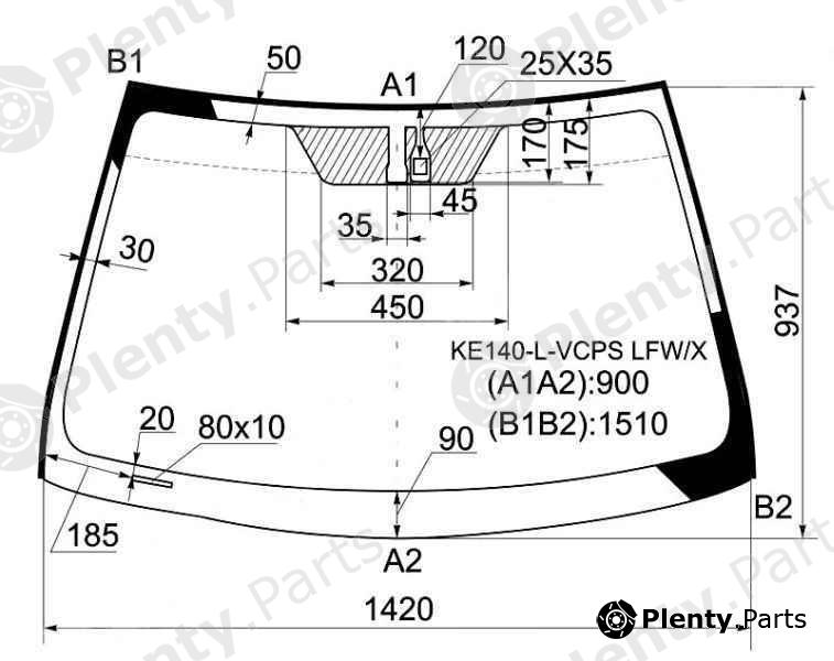  XYG part KE140-L-VCPSLFW/X (KE140LVCPSLFWX) Replacement part