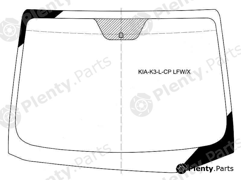  XYG part KIA-K3-L-CPLFW/X (KIAK3LCPLFWX) Replacement part
