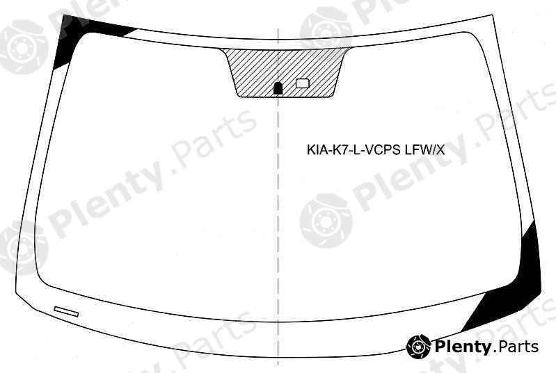  XYG part KIA-K7-L-VCPSLFW/X (KIAK7LVCPSLFWX) Replacement part