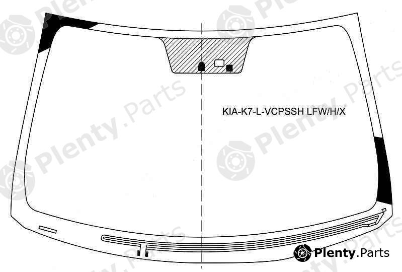  XYG part KIA-K7-L-VCPSSHLFW/H/X (KIAK7LVCPSSHLFWHX) Replacement part