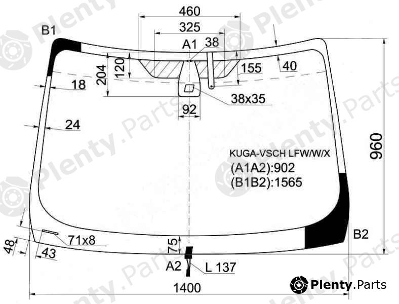  XYG part KUGA-VSCHLFW/W/X (KUGAVSCHLFWWX) Replacement part