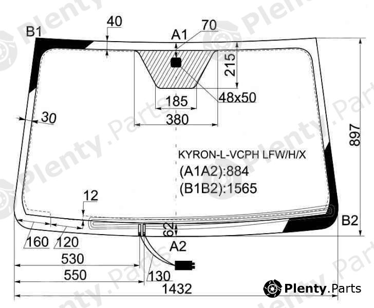  XYG part KYRON-L-VCPHLFW/H/X (KYRONLVCPHLFWHX) Replacement part