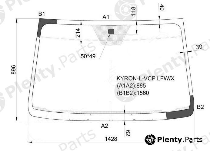  XYG part KYRON-L-VCPLFW/X (KYRONLVCPLFWX) Replacement part