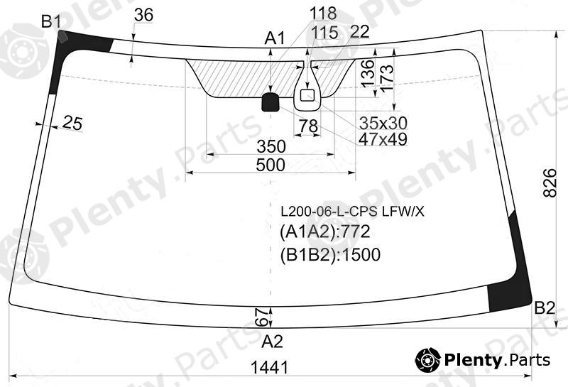  XYG part L200-06-L-CPSLFW/X (L20006LCPSLFWX) Replacement part