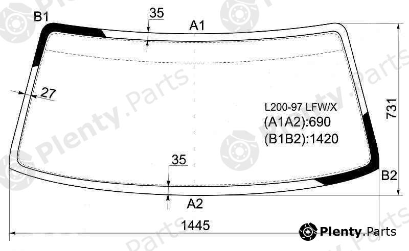  XYG part L200-97LFW/X (L20097LFWX) Replacement part