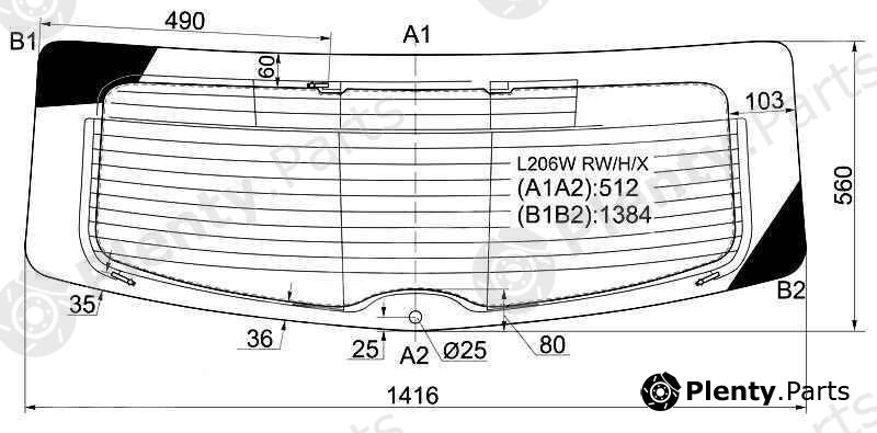  XYG part L206WRW/H/X (L206WRWHX) Replacement part