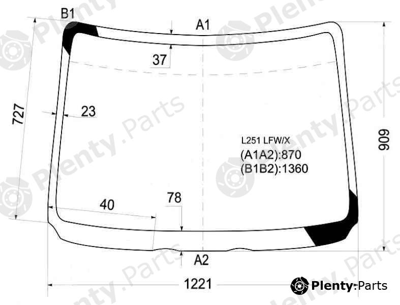  XYG part L251LFW/X (L251LFWX) Replacement part