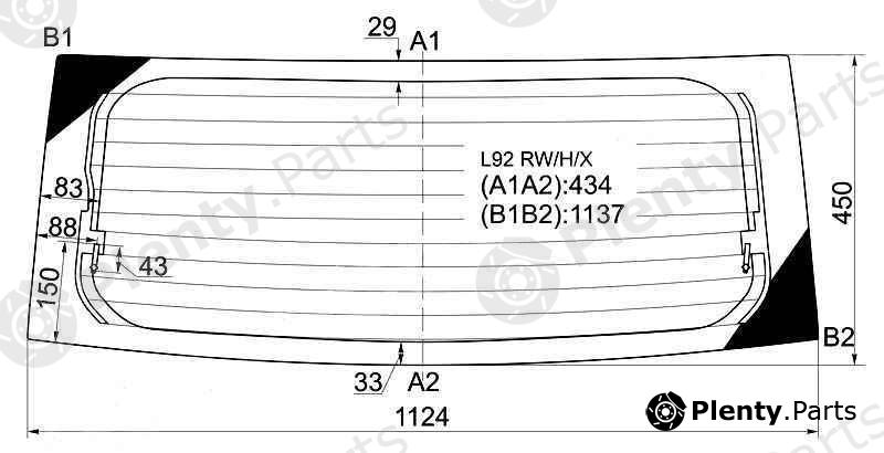  XYG part L92RW/H/X (L92RWHX) Replacement part