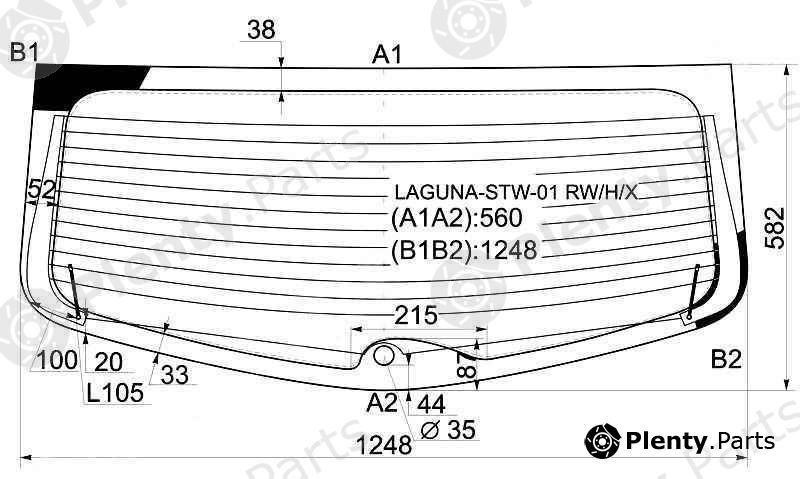  XYG part LAGUNA-STW-01RW/H/X (LAGUNASTW01RWHX) Replacement part