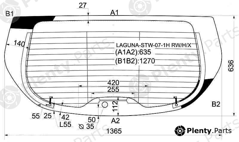  XYG part LAGUNA-STW-07-1HRW/H/X (LAGUNASTW071HRWHX) Replacement part