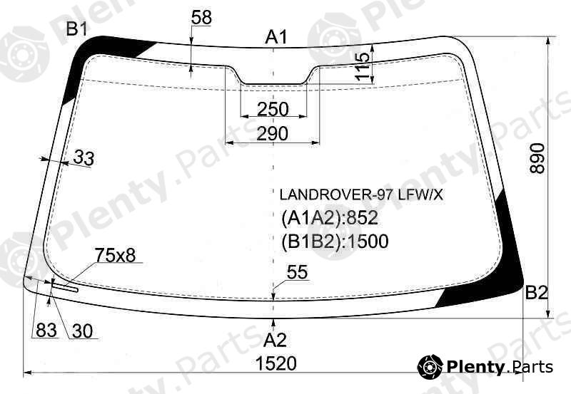  XYG part LANDROVER-97LFW/X (LANDROVER97LFWX) Replacement part