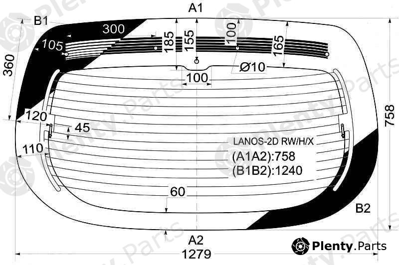  XYG part LANOS-2DRW/H/X (LANOS2DRWHX) Replacement part