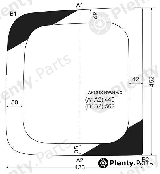 XYG part LARGUSRW/RH/X (LARGUSRWRHX) Replacement part