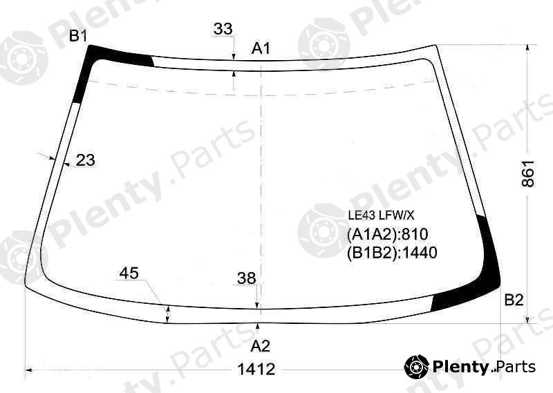  XYG part LE43LFW/X (LE43LFWX) Replacement part
