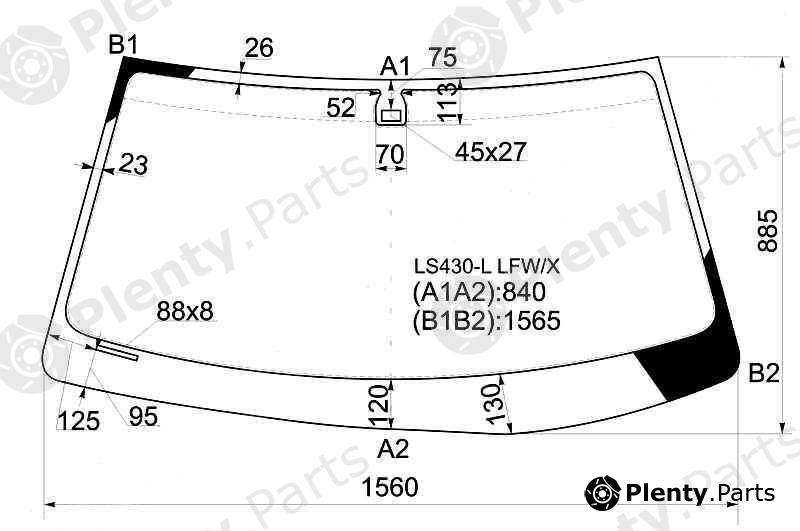  XYG part LS430-LLFW/X (LS430LLFWX) Replacement part