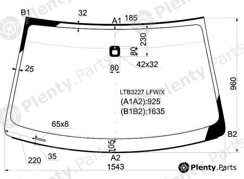  XYG part LTB3227LFW/X (LTB3227LFWX) Replacement part