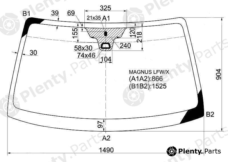  XYG part MAGNUSLFW/X (MAGNUSLFWX) Replacement part