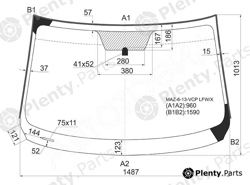  XYG part MAZ-6-13-VCPLFW/X (MAZ613VCPLFWX) Replacement part