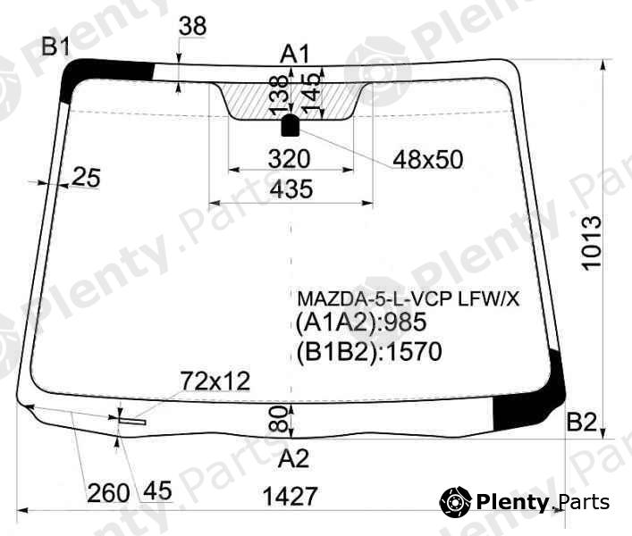  XYG part MAZDA-5-L-VCPLFW/X (MAZDA5LVCPLFWX) Replacement part