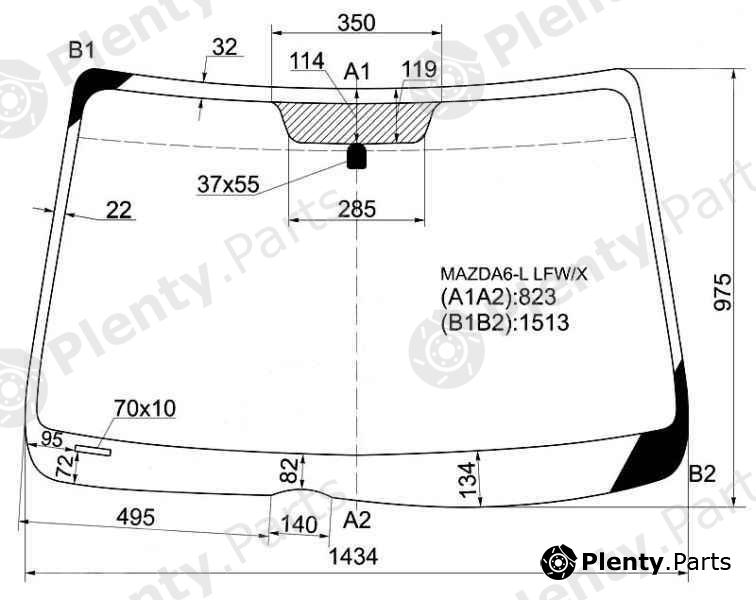  XYG part MAZDA6-LLFW/X (MAZDA6LLFWX) Replacement part