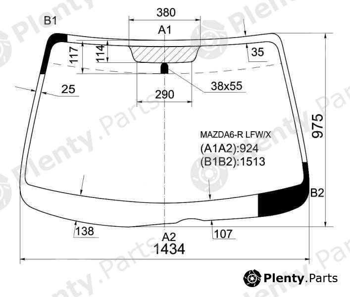  XYG part MAZDA6-RLFW/X (MAZDA6RLFWX) Replacement part