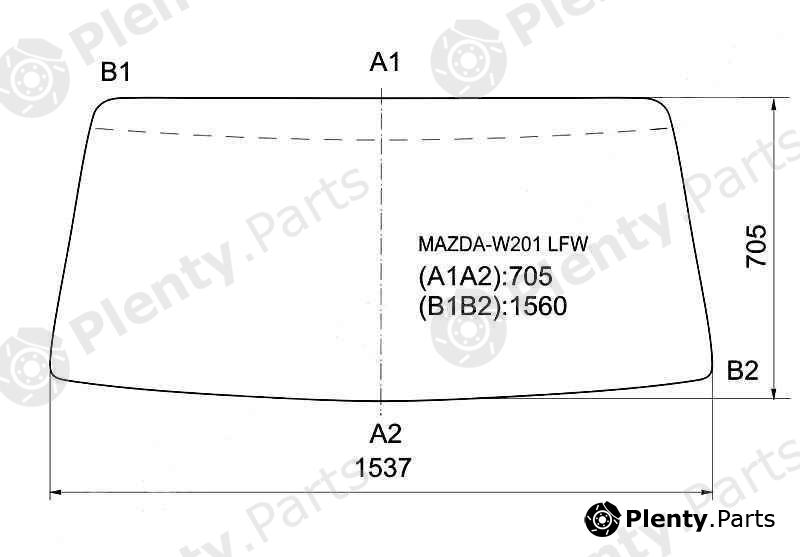  XYG part MAZDA-W201LFW (MAZDAW201LFW) Replacement part