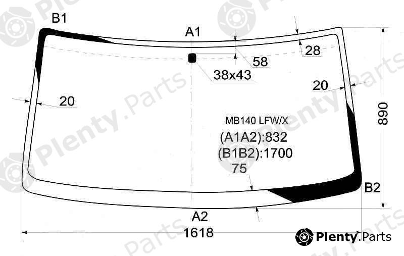  XYG part MB140LFW/X (MB140LFWX) Replacement part