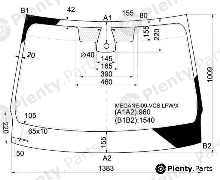  XYG part MEGANE-09-VCSLFW/X (MEGANE09VCSLFWX) Replacement part