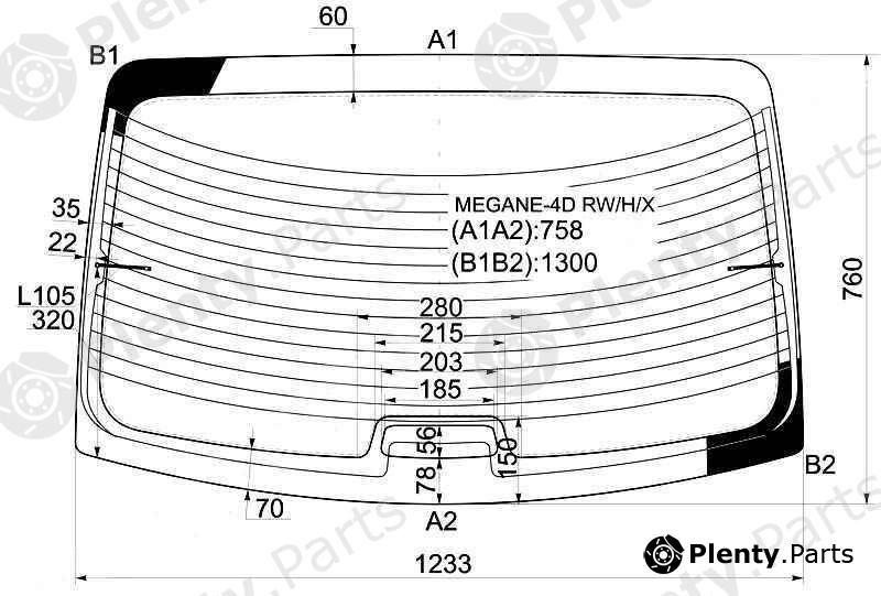  XYG part MEGANE-4DRW/H/X (MEGANE4DRWHX) Replacement part