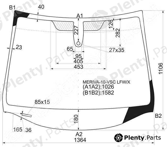  XYG part MERIVA-10-VSCLFW/X (MERIVA10VSCLFWX) Replacement part