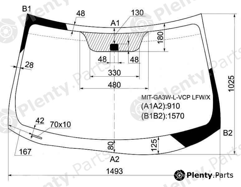  XYG part MIT-GA3W-L-VCPLFW/X (MITGA3WLVCPLFWX) Replacement part