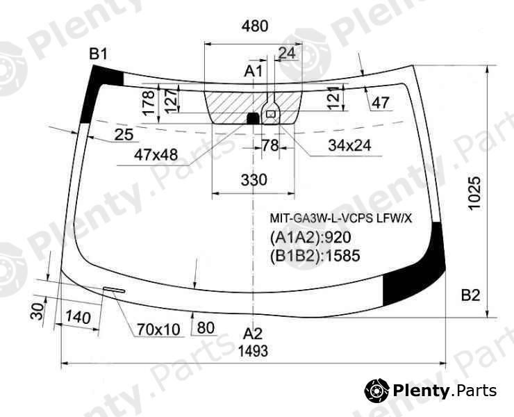  XYG part MIT-GA3W-L-VCPSLFW/X (MITGA3WLVCPSLFWX) Replacement part