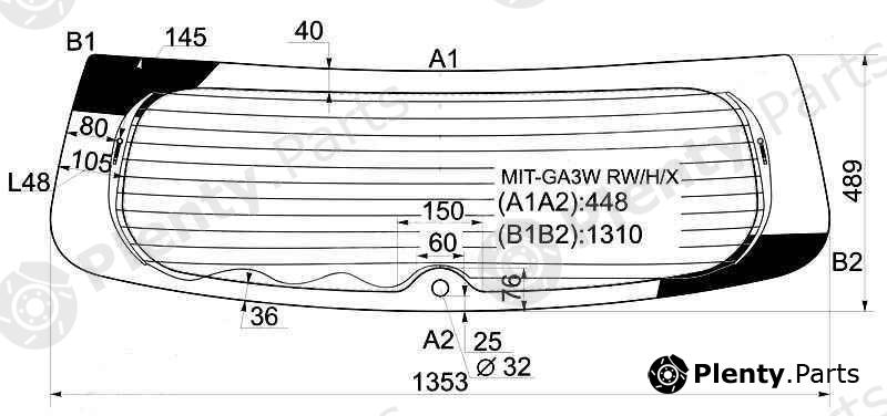  XYG part MIT-GA3WRW/H/X (MITGA3WRWHX) Replacement part