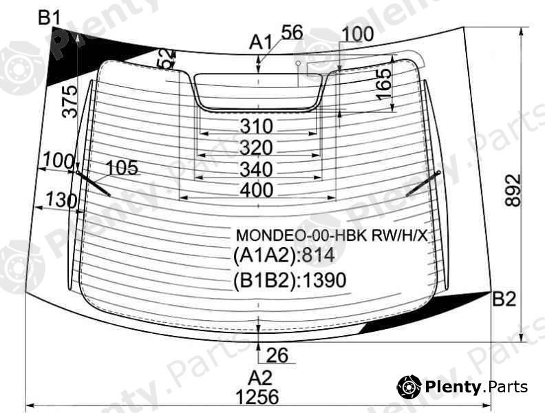  XYG part MONDEO-00-HBKRW/H/X (MONDEO00HBKRWHX) Replacement part