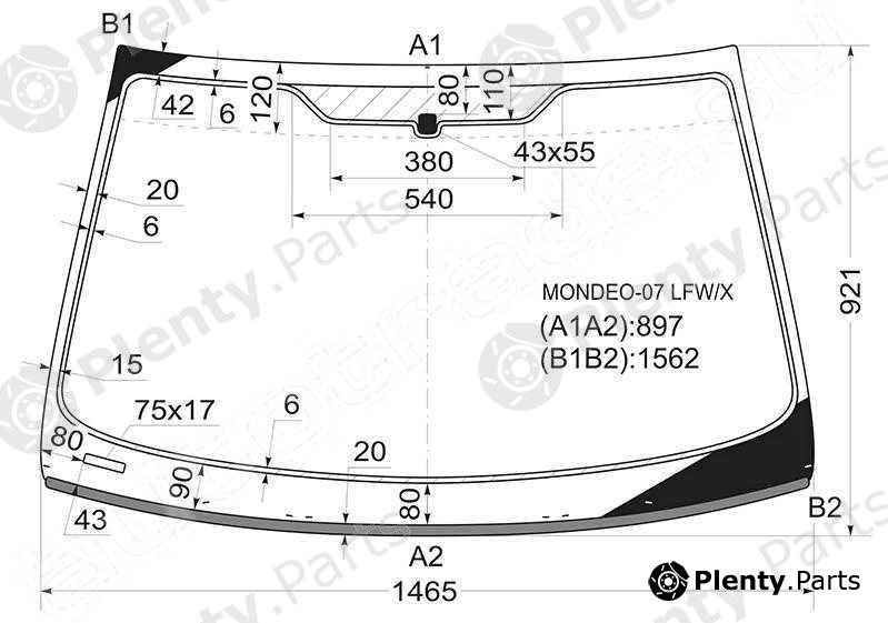  XYG part MONDEO-07LFW/X (MONDEO07LFWX) Replacement part