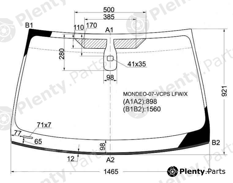 XYG part MONDEO-07-VCPSLFW/X (MONDEO07VCPSLFWX) Replacement part