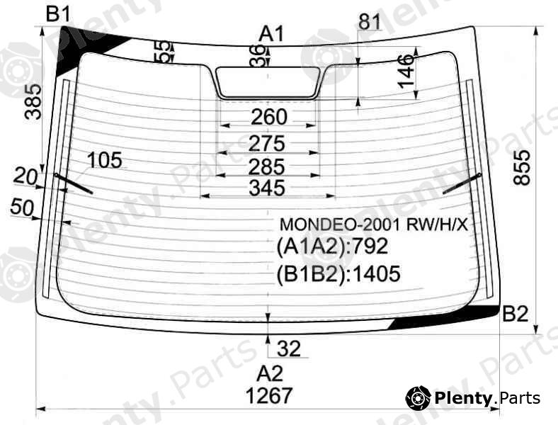  XYG part MONDEO-2001RW/H/X (MONDEO2001RWHX) Replacement part