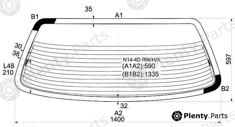  XYG part N14-4DRW/H/X (N144DRWHX) Replacement part