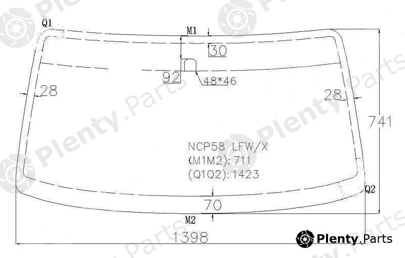  XYG part NCP58LFW/X (NCP58LFWX) Replacement part