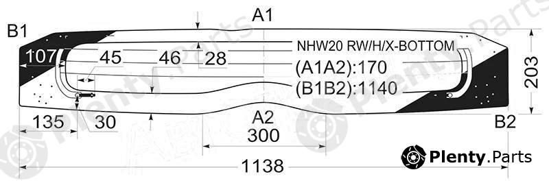  XYG part NHW20RW/H/X-BOTTOM (NHW20RWHXBOTTOM) Replacement part
